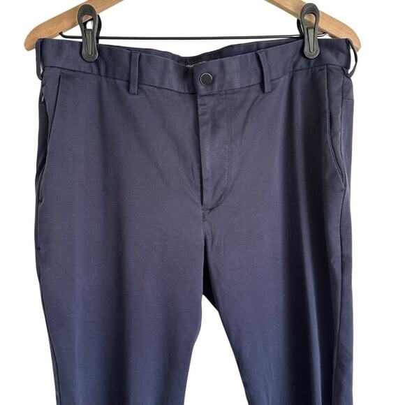 Banana Republic Slim Luxe City Pant Preppy Navy 34"x32" - Picture 8 of 9